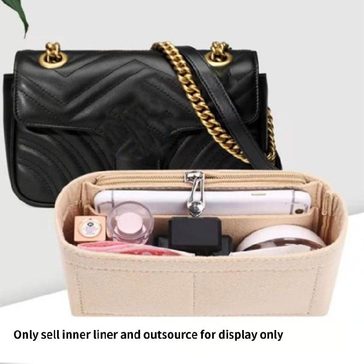 Felt Insert Bag Organizer Versatile Travel Insert Bag Cosmetic Bags Handbag