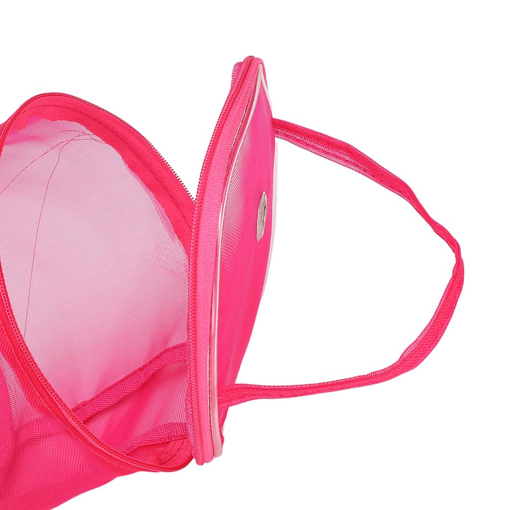Cesta de Costura Alça Portátil Espaço Amplo Design de Malha Nylon Ampla Aplicação Bolsa de Tricô