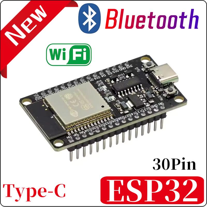 ESP32 Development Board Wireless WiFi+Bluetooth module Ultra-Low Power Dual Core ESP32S 30Pin Breakout Board