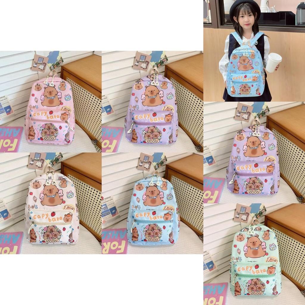 Attractive And Colorful Capybara Print Toddler Backpack Perfect For Preschoolers And Kindergartners