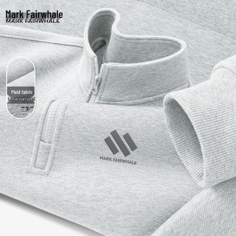 Mark Fairwhale Men's 2025 Half-Zip Stand Collar Sweatshirt