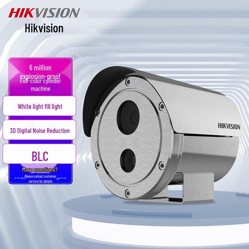 

Hikvision 6MP Explosion-Proof Full-Color Bullet IP Camera CN plug (adapter included)