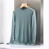 Men's Trendy Wool Round Neck Sweater: Autumn/Winter Collection, Long Sleeve Pullover for Casual Wear