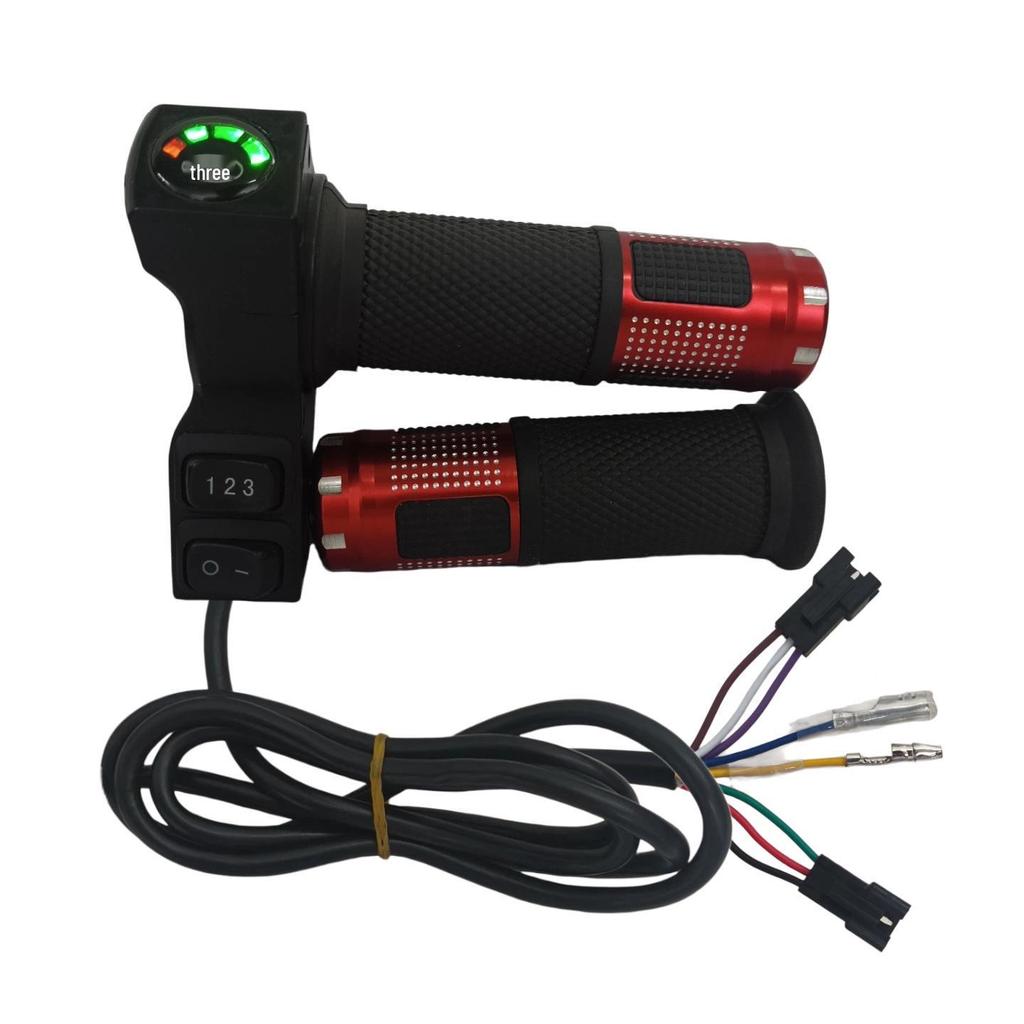 Four-Light 23 Switch Electric Vehicle Throttle with 3-Speed Voltage Display