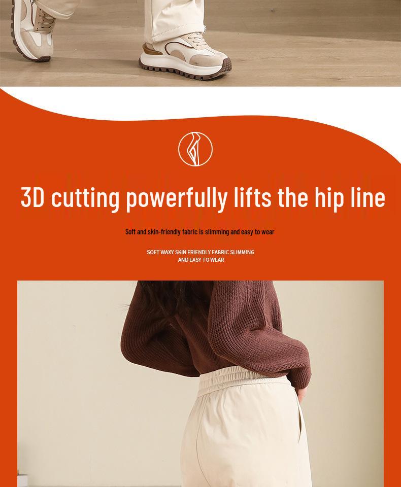 Women's 2025 Windproof Snow Pants: Cold-Proof, Thickened, Ski-Ready Down Pants for -40°C Winter Weather