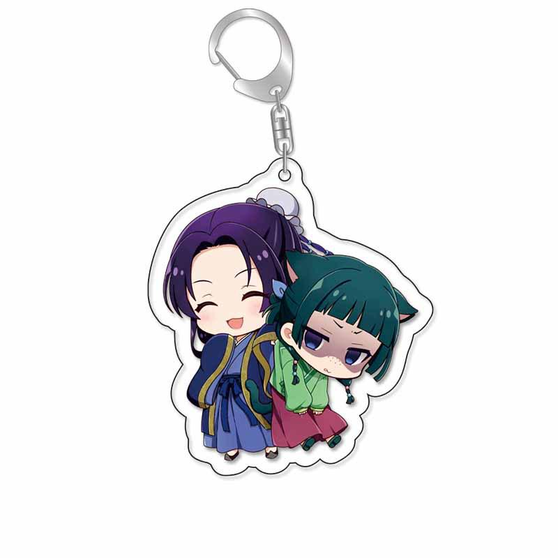 The Apothecary Diaries Acrylic Keychain: Cat Characters - Gaoshun, Jinshi & Gyokuyouhi Pendant