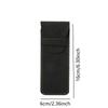 Vintage Leather Pen Case Pocket Pen Pouch Pen Sleeve Mini Stationery Organizer Bag For Students Office Women Men Business Travel