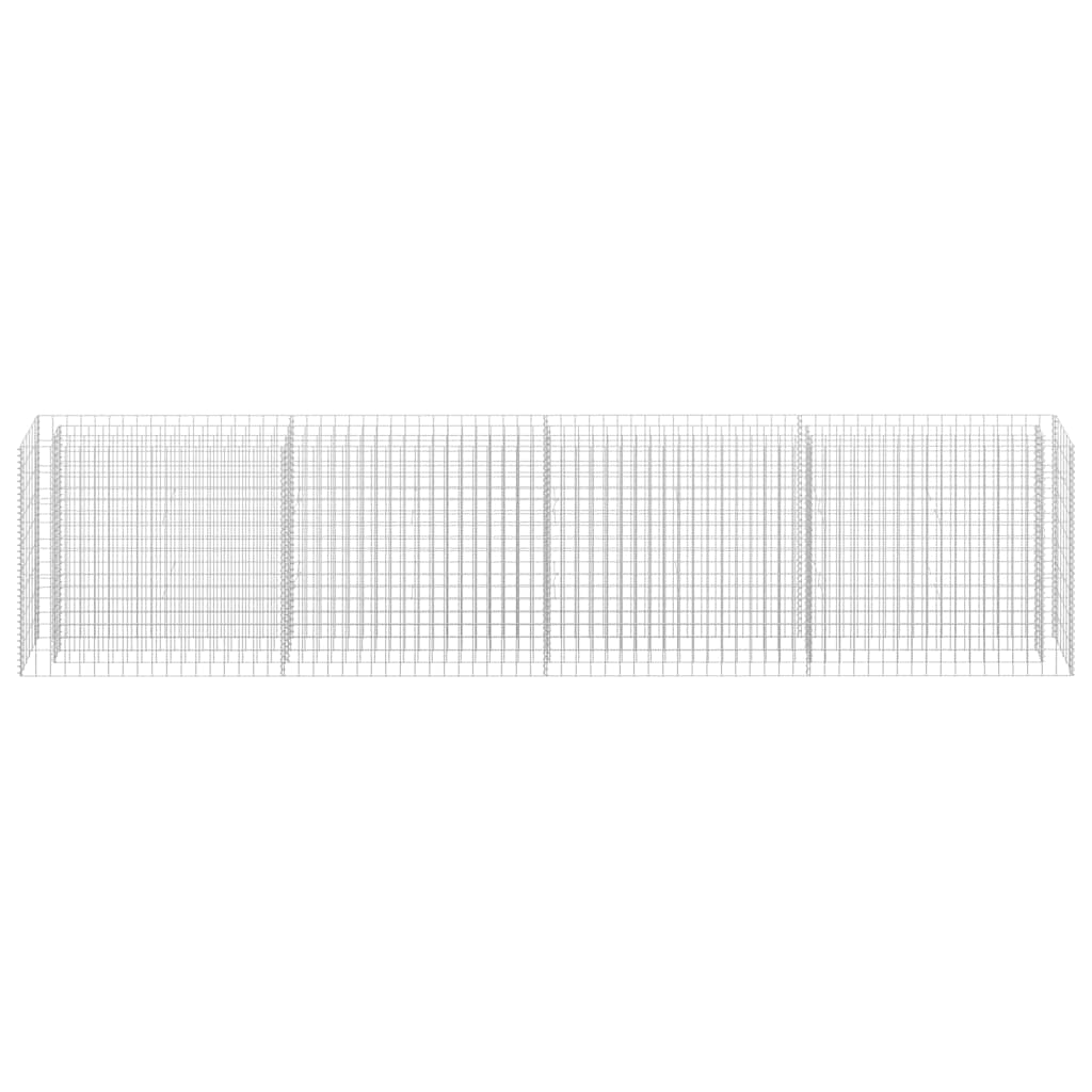 Gabion Raised Planter Galvanized Steel 360 * 30 * 90 Cm