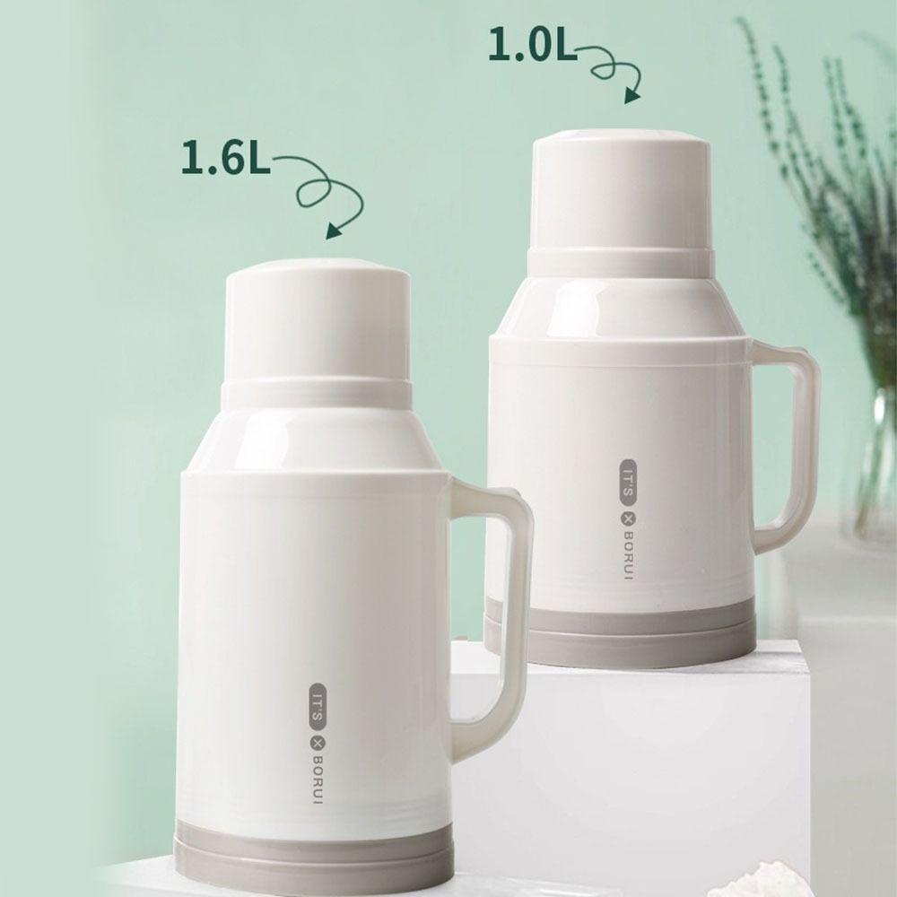1L/1.6L Leakproof Hot Water Kettles Large Capacity Thermos Pot Insulated Warming Kettle Office