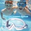 Kids Swim Goggles with Earplug Waterproof No Leakage Anti-Fog UV Protection Clear Lens 3-15 Years Old Children Silicone Goggles Scuba Diving Equipment