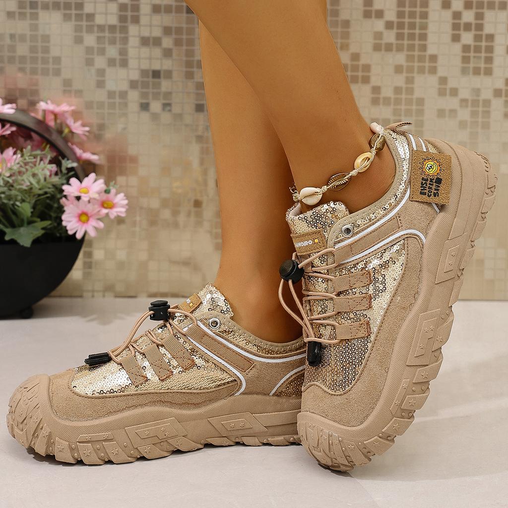 Modne damskie sneakersy na wiosnę i jesień 2025 Nowe Wygodne Oddychające Damskie Luksusowe Buty Wulkanizowane z Okrągłym Noskiem