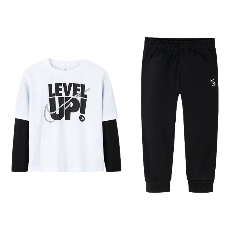 

Nike Kids Cotton Long Sleeve T-Shirt & Pants Set 110/56