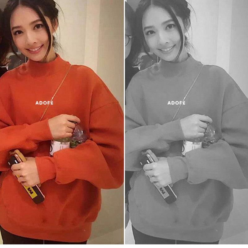 

Женский свободный топ с флисовой толстовкой 2XL оранжево-красный