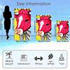 Pop style pink cow theme polyester microfiber beach towel is highly absorbent, suitable for swimming and beach outings
