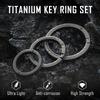 [KeyUnity] KA26 Titanium Key Ring Side Push Key Ring Quick Release Minimalist Split Key