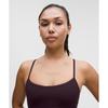 Lululemon Flow Y BrA Nulu  Light Support  A C Cups blACk Plum
