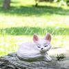 1/3/6Pcs Mini Fox Figurines Resin Miniature Foxes Landscape Fox Figurine Party Favors Garden Home Decor