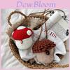Entzückende gestrickte Mini-Umhängetasche für Mädchen mit niedlichen Cartoon-Bärenmustern
