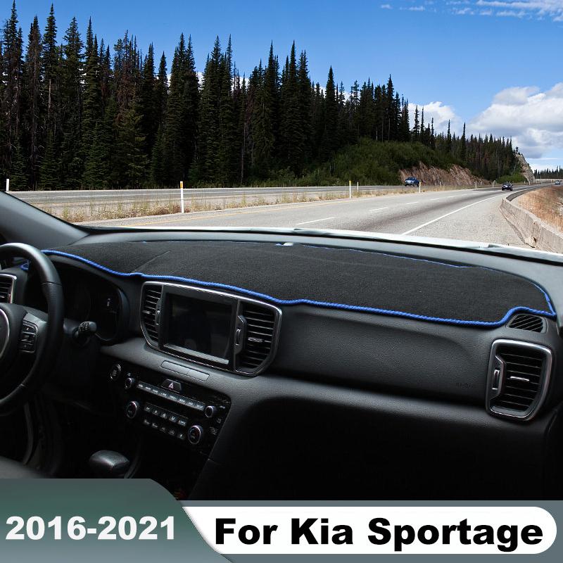 Stínící podložka na palubní desku auta, protiskluzová podložka na přístrojový panel pro Kia Sportage 4 QL 2016 2017 2018 Příslušenství