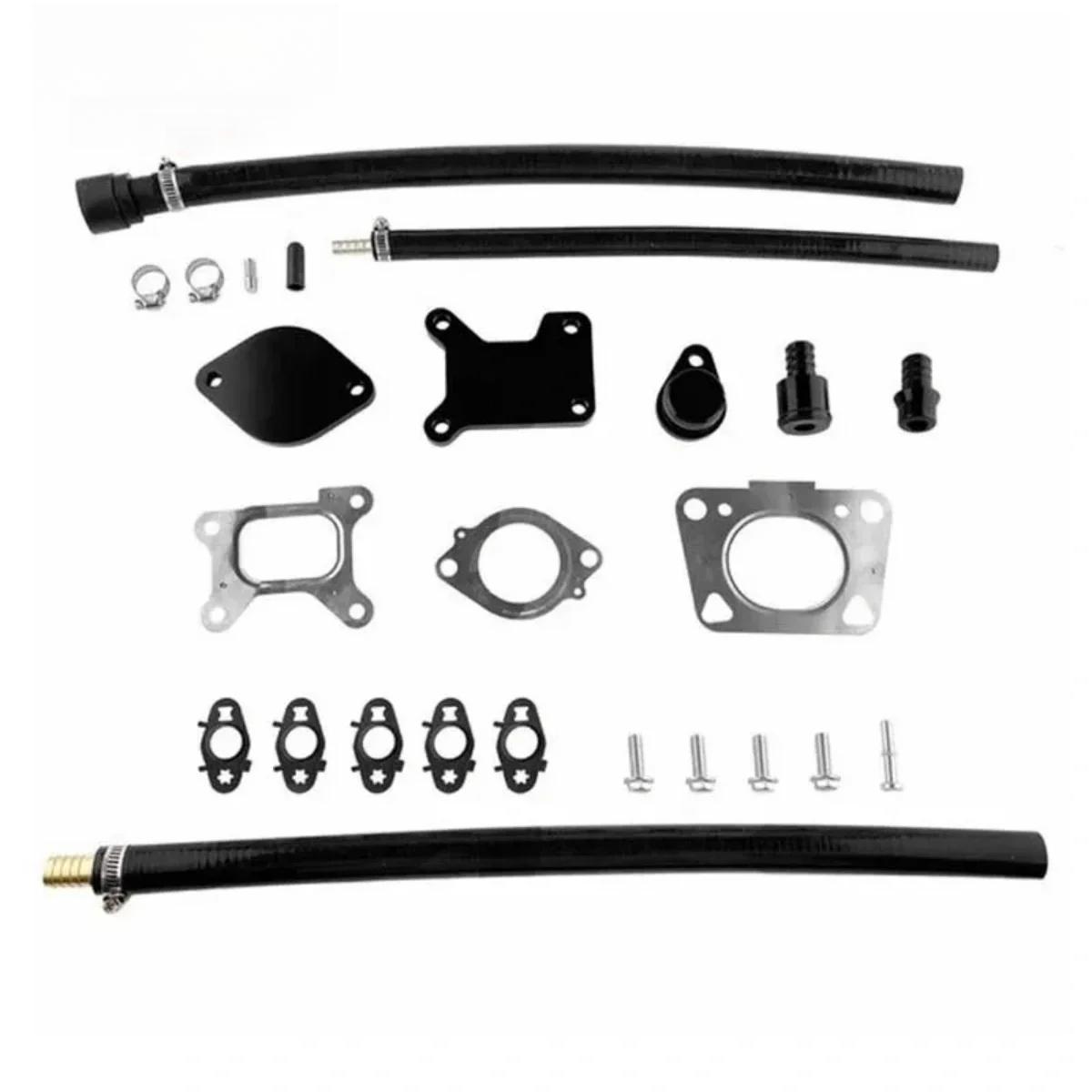 EGR Valve Kit for Chevrolet 2017-2019 EGR Valve Kit Billet Intake Plate 6.6L Duramax L5P EGR Valve чёрный