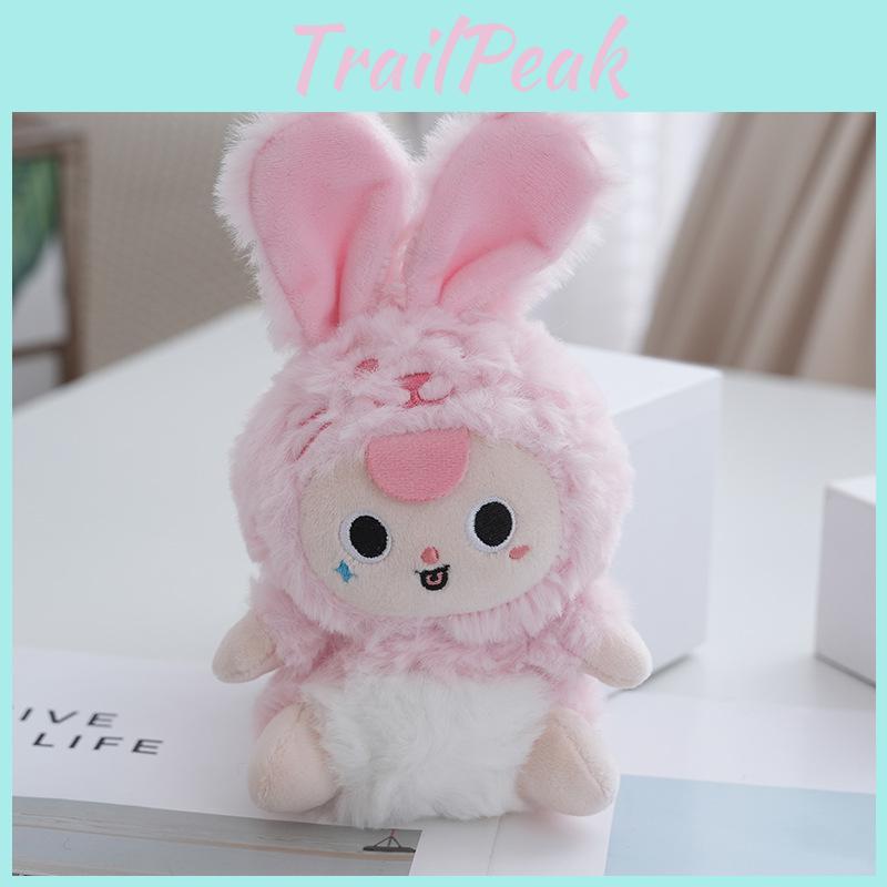Elf Adorable Dreamy Plush Bunny Keychain Perfect For Stylish Backpack Accessories