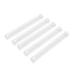 100pcs Clear Bead Storage Tubes PVC Test Tube with Lids for Sewing Needles Pins Small Buttons