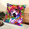 D-Deltarune Cushion Cover Soft Short Plush Pillow Cover Smooth Cozy Texture Aesthetic Cushion Case Home Decor
