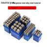 Industrial Grade Steel Stamps: English Letters, Symbols, Number Punch Dies
