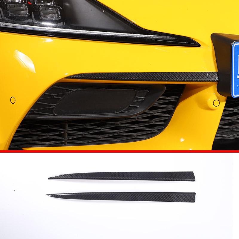 Real Carbon Fiber For Toyota Supra MK5 A90 2019-2025 Center Console Steering Wheel Interior Gear Decoration Mirror Trim Sticker