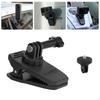 Action Camera Clip Backpack Strap Mount Quick DIY 1/4 Screw Head Car Sun Visor for