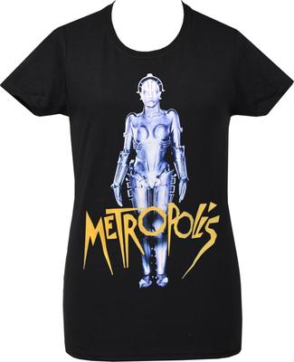 Metropolis T-Shirt Vintage Science Fiction Robots Dystopian Future