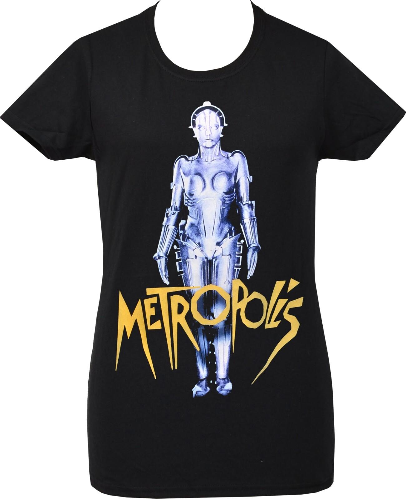 Metropolis T-Shirt Vintage Science Fiction Robots Dystopian Future XXL