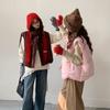 Small Large Size Candy Color Down Cotton Jacket Vest Women's New Stand-up Collar Thickened Loose Short Vest Jacket