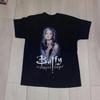 2025 90s Black Buffy The Vampire Slayer T-Shirt Basic Black Graphic Tee Shirt Graphic Short Sleeve Shirt Unisex Men Women Summer