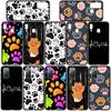 Phone Case for Samsung Galaxy S24 S23 iPhone 15 14 Xiaomi Redmi Note 13 12 11 8 10 9 Pro Max Plus X XR OPPO A15 Huawei Cute Dog Paw Cat Cover
