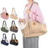 Haustiertragetaschen Handtasche Haustiertasche Ausgehtasche Reise für Welpen Outdoor-Reise Tragbare weiche Schultertasche
