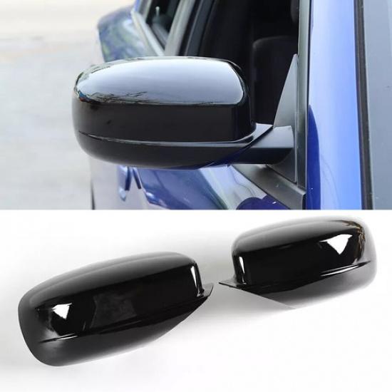 

For 2011- Dodge Charger GLOSSY BLACK (FULL) Mirror COVERS NO Turn Sig Hole