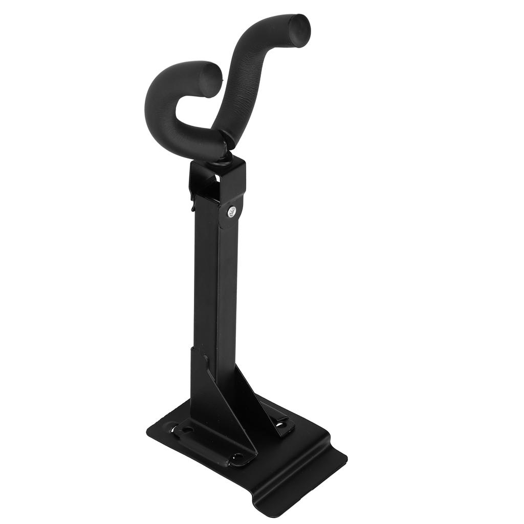 Guitar Long Wall Hook Metal Black Adjustable Mounting Bracket Stand with Base for Ukulele Bass