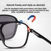 Fashion Optical Spectacle Frame Men Women Myopia With 5 Clip On Sunglasses Magnetic Glasses For Male Eyeglasses