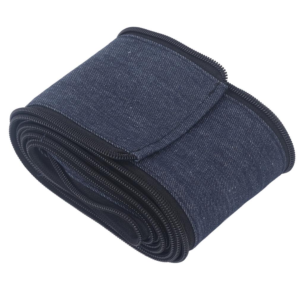 Schweißbrenner-Kabelabdeckung Reißverschluss-Typ Denim Schutzhülle TIG-Schweißschlauch Kabelmantel 5cmx4m