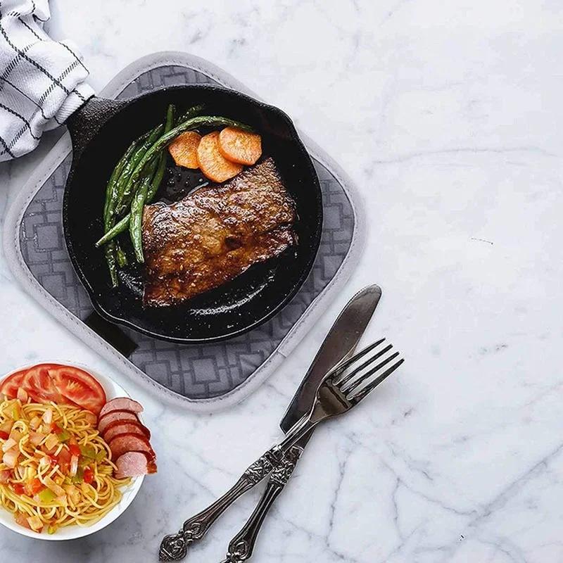 High Heat Resistant 500 Degree Non - slip Oven Mitts Microwave Gloves Baking Potholders Hot Grip Kitchen Utensils Cookware Parts