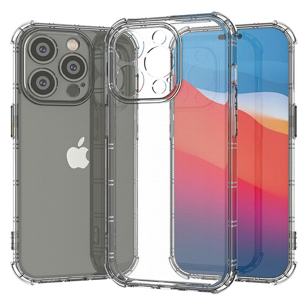 

SHANWO Чехол для iPhone 14 Pro Прямой край Прозрачный Противоударный ТПУ Задняя крышка для телефона A