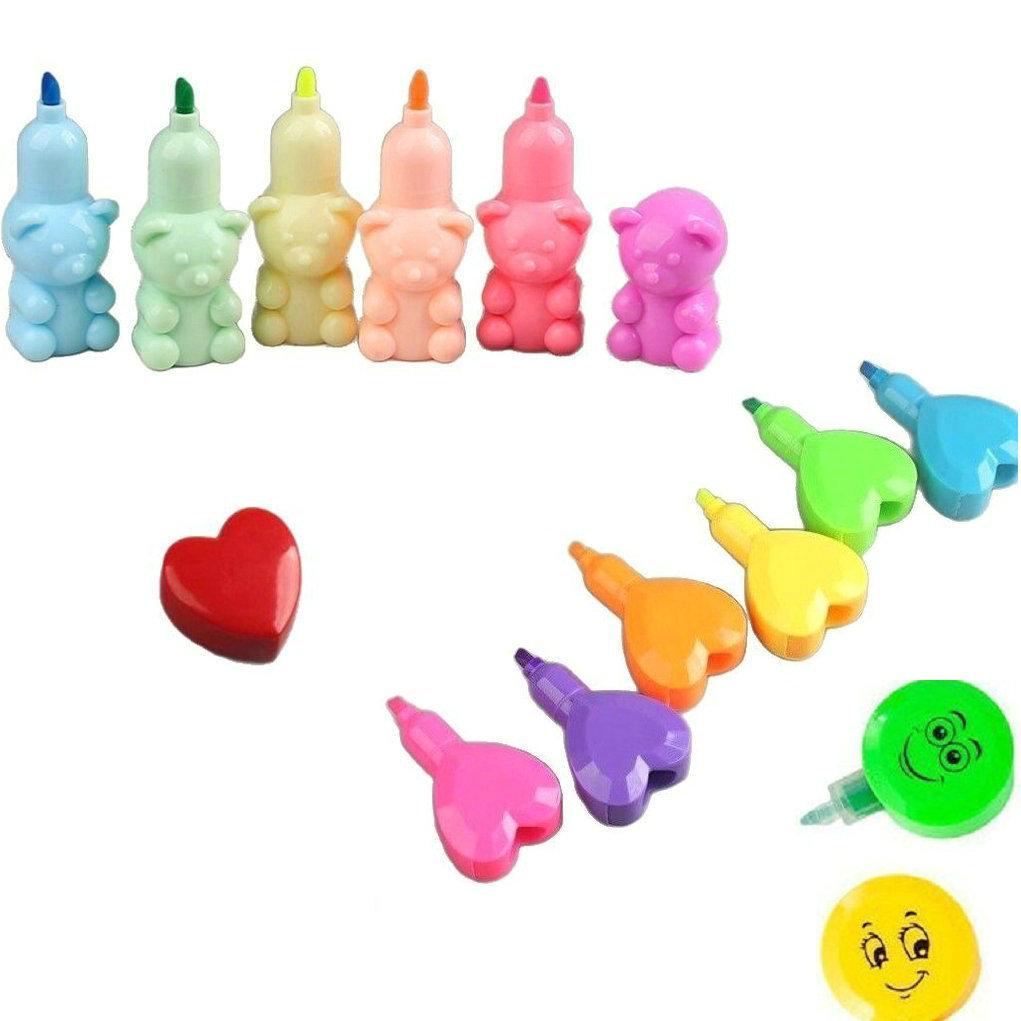 Capybara Refill Pen Set with Star, Heart, Irregular Plug, Lego, and Cat Themes