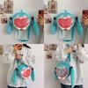 Miku Plush Hatsune Cartoon Shoulder Bag Zipper Design Adjustable Shoulder Strap