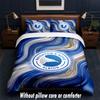 Brighton & Hove Albion Football Design Bed Bedding Set 1 Duvet Cover + 2 Pillowcases Soft Breathable Household Bed Linens