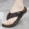 Fashion Flip Flops Mens Slippers Summer Casual Shoes Beach Sandals Outdoor Slides Walking Comfort Leather Luxury Designer Fashion 47