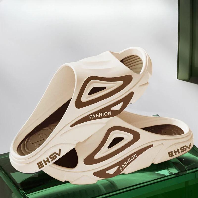 Fashion Slides House Pvc Male Slipper Walk Around Home Flat Indoor Men's Shoe Low Price Adult Comfortable High Quality Fashion Original