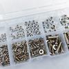 320pcs Premium Stainless Steel Screw and Nut Assortment Kit - Corrosion-Resistant, Snap-in Nuts, M2 To M5 Sizes - Ideal for DIY
