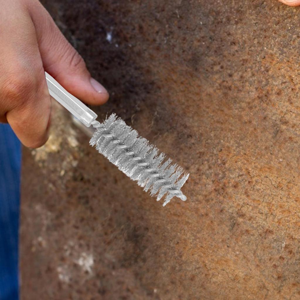 Copper Pipe Cleaner For Drill Deburring Brush For Tube Efficient Copper Pipe Cleaner For Garage Industrial Soldering Household