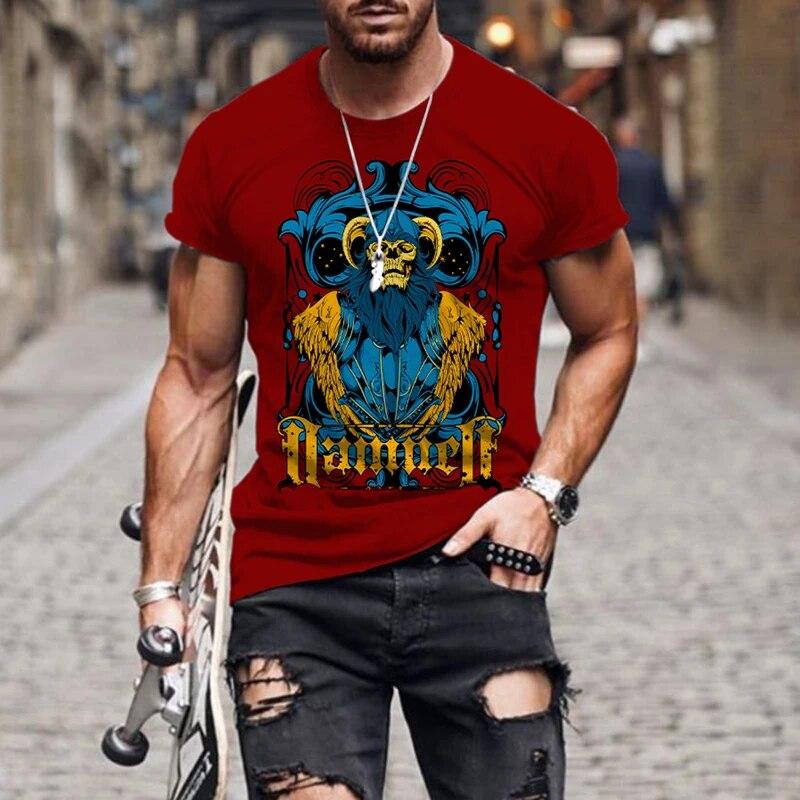 Мужская футболка с изображением мультяшного автомобиля — фото 16